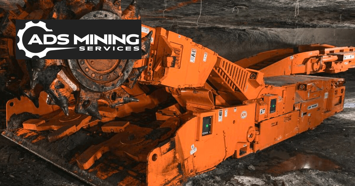 Industrial Shredder Equipment at ADS Mining Services - Underground Coal Mining Operations